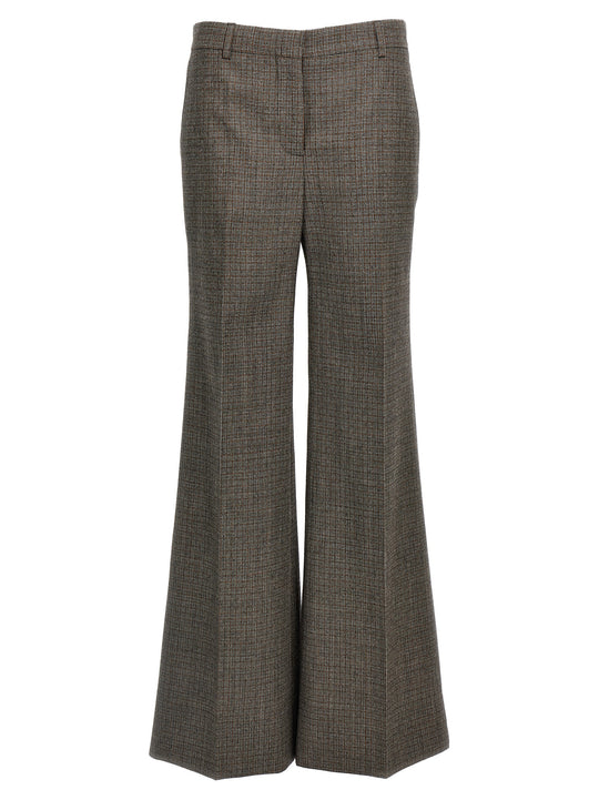 Houndstooth Foot Pantaloni Grigio