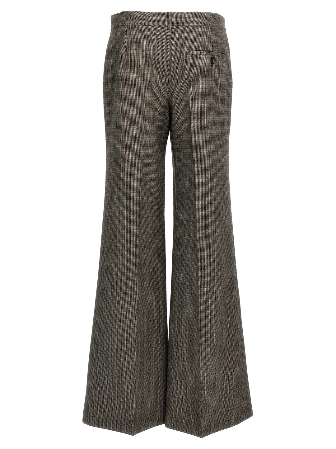 Stella Mccartney Houndstooth Foot Pantaloni - Grigio | e17846205d1cf6a42c34ba5a830c0c91583679c6