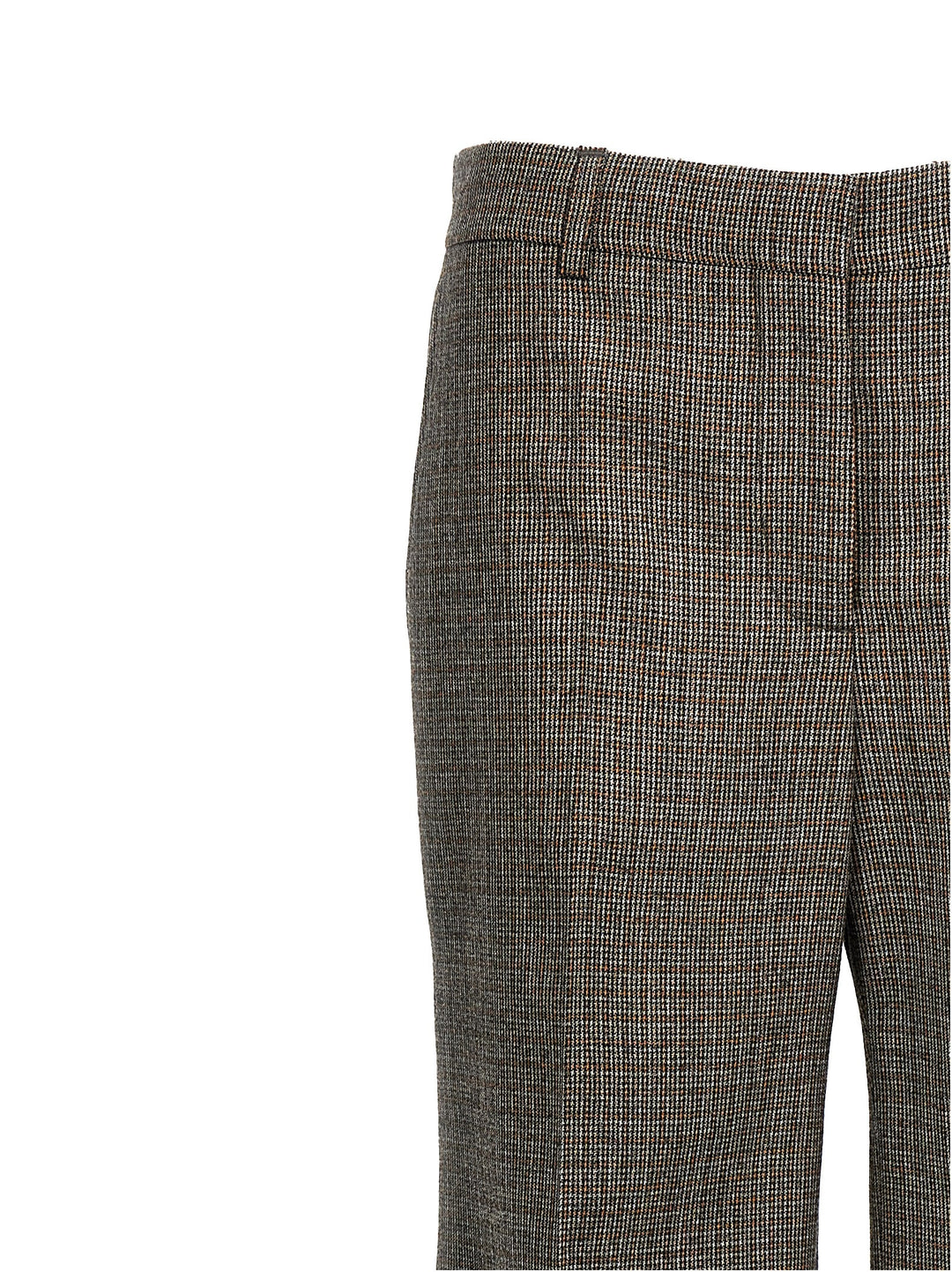 Stella Mccartney Houndstooth Foot Pantaloni - Grigio | 111ace4c2f58fddb70f3319f68058386b2ce4377