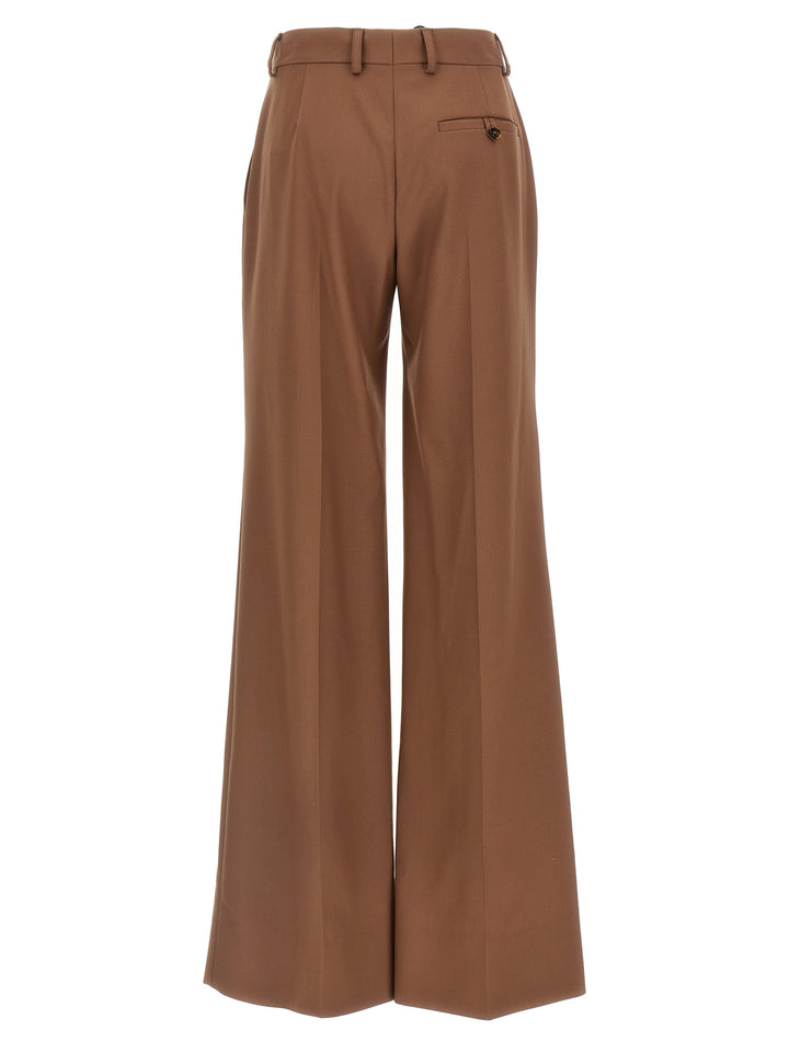 Stella Mccartney Wool Pantaloni - Marrone | a9b6126f17d51009dc7025e43f67c2817ef4944b