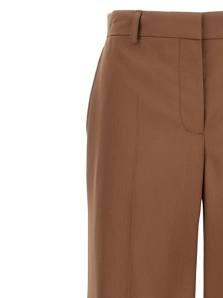 Stella Mccartney Wool Pantaloni - Marrone | 51c09592b864be6a788a0844ff848fa6ada816e8