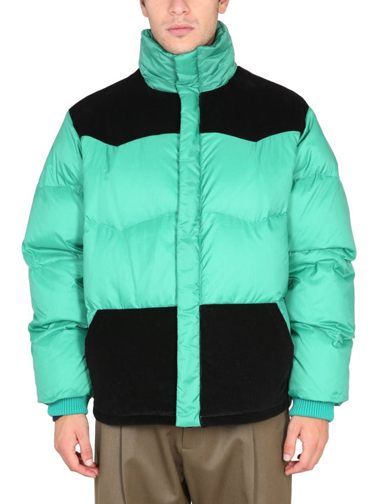 Color-Block Down Jacket