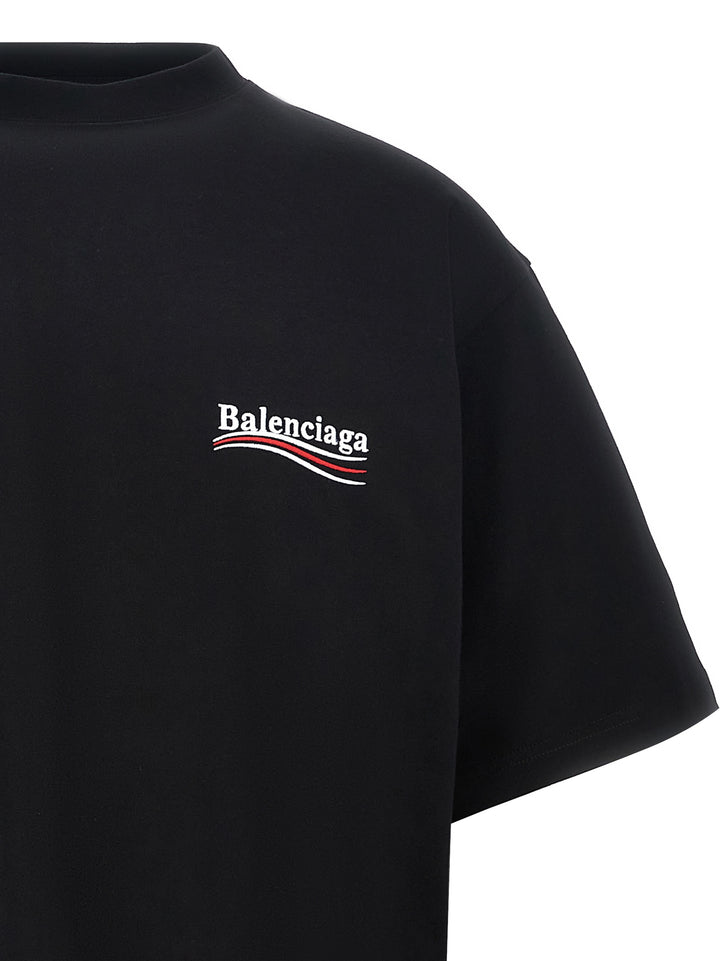 Balenciaga Political Campaign T shirt - Bianco/Nero | 58af54abb354a67799be61c67660fd5659434ac6