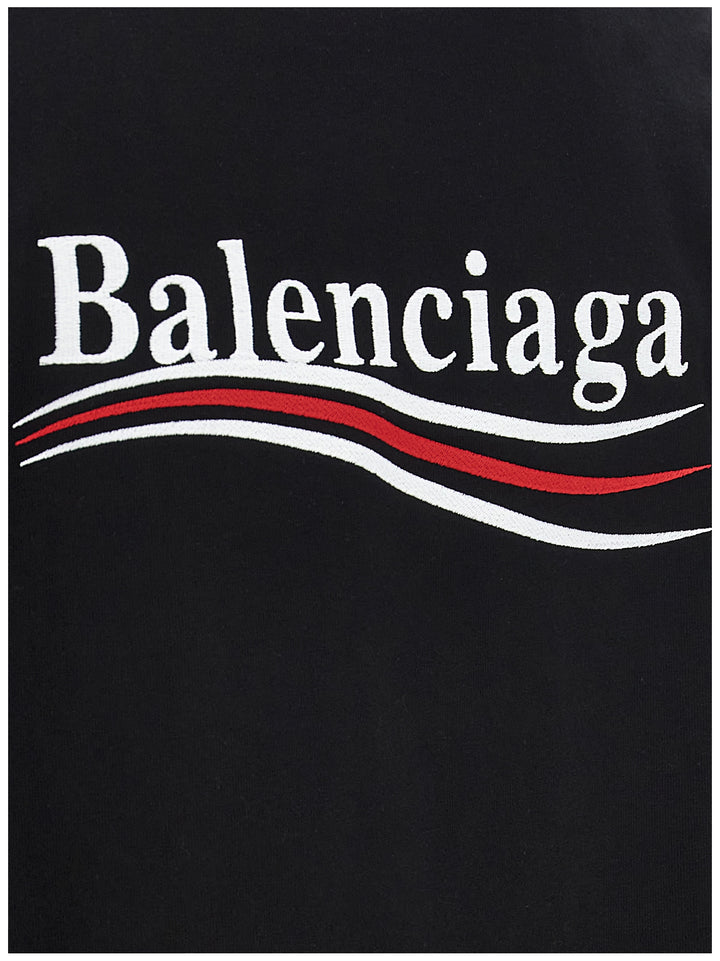 Balenciaga Political Campaign T shirt - Bianco/Nero | df05be6c72e85aaa0f218fc861f3e278cb5ed790