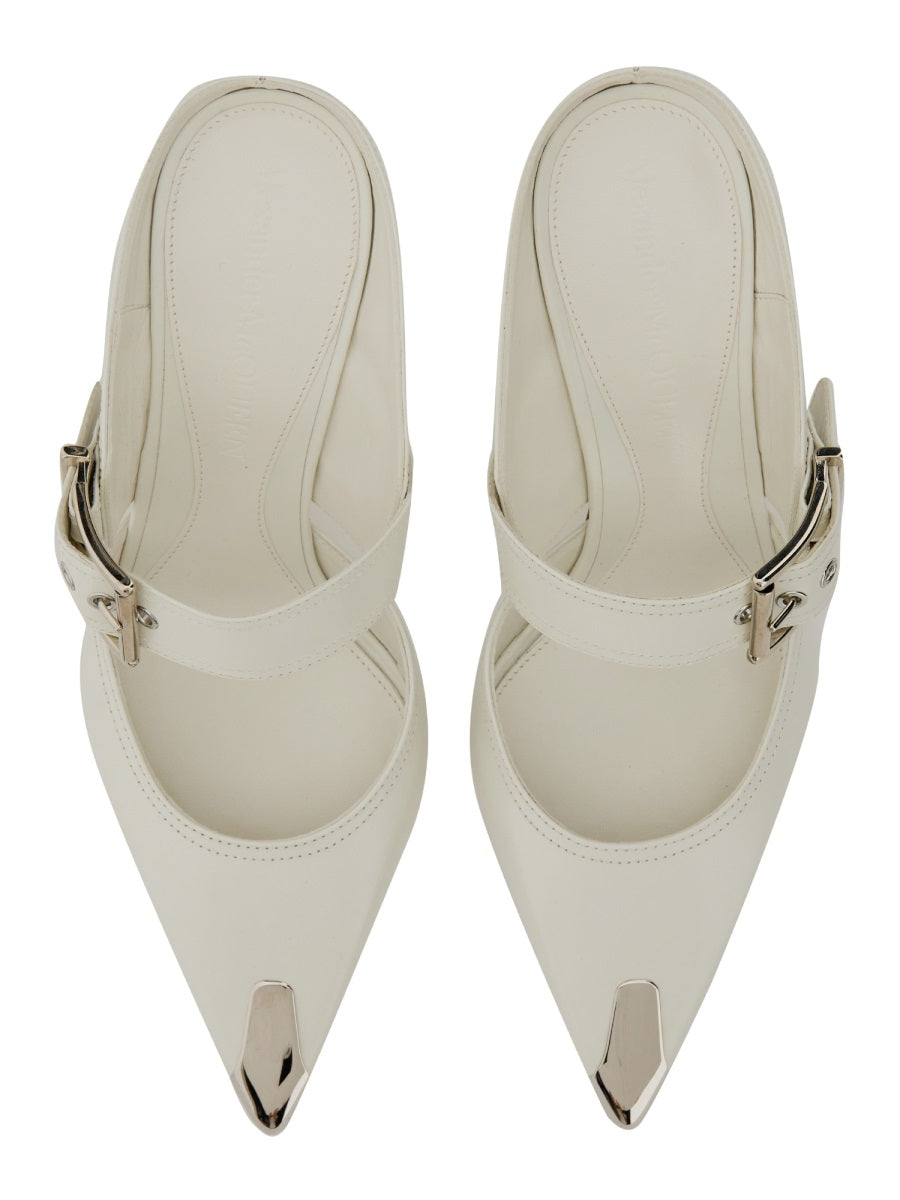 Alexander McQueen Decollete - Bianco | Wanan Luxury