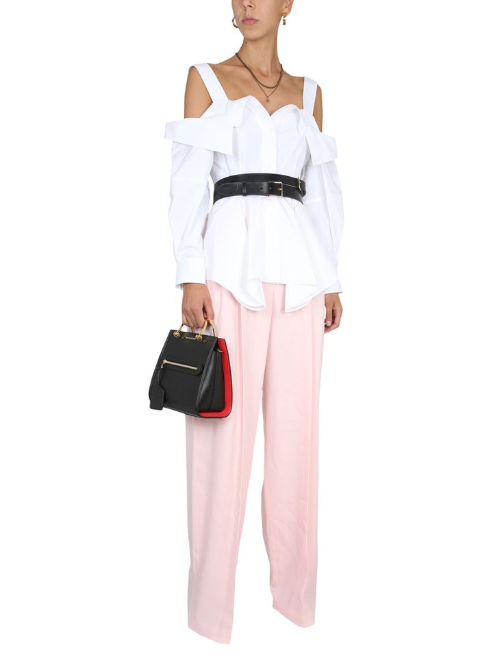 Alexander McQueen Pantaloni - Rosa | Wanan Luxury