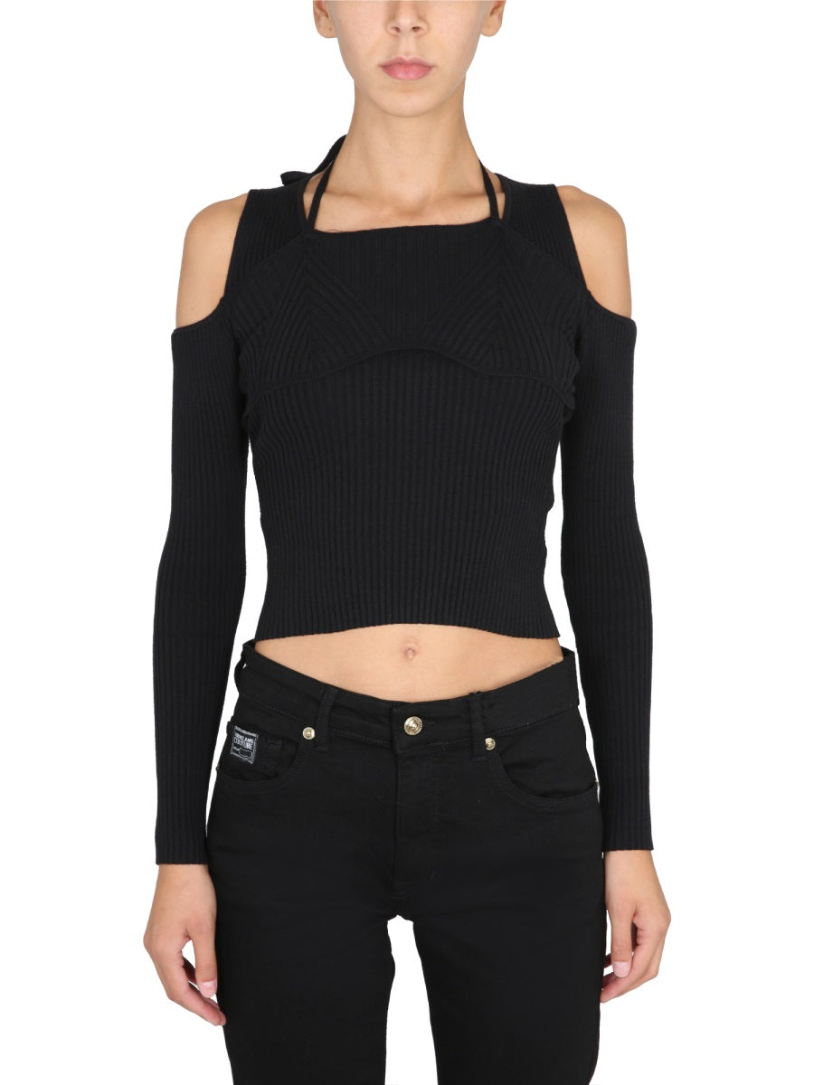 Versace Jeans Couture Top - Black | c5feeeff1dd66361f4ab0e58a6e1690c9bfca0ac