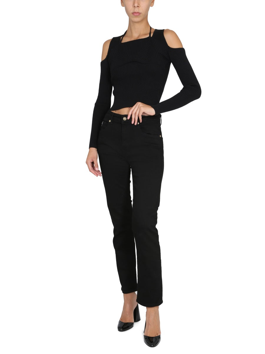 Versace Jeans Couture Top - Black | 7a75cef80e5d3820066aeb828d04579ce152440a