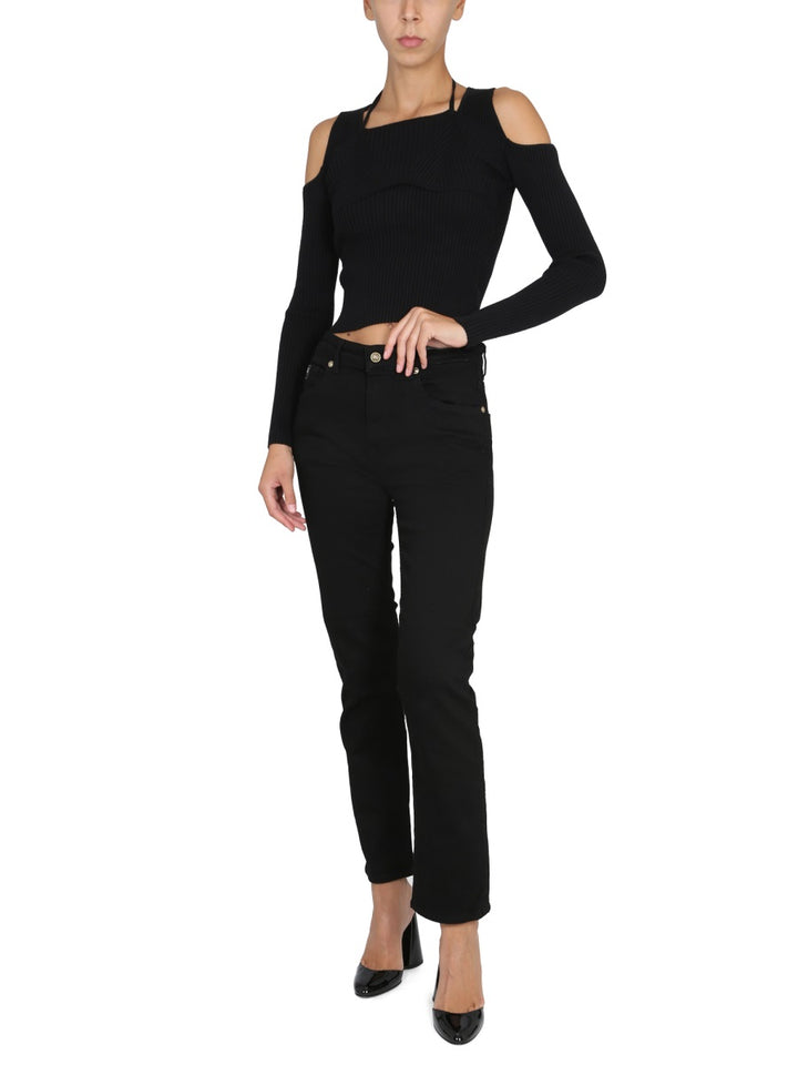 Versace Jeans Couture Top - Black | 7a75cef80e5d3820066aeb828d04579ce152440a