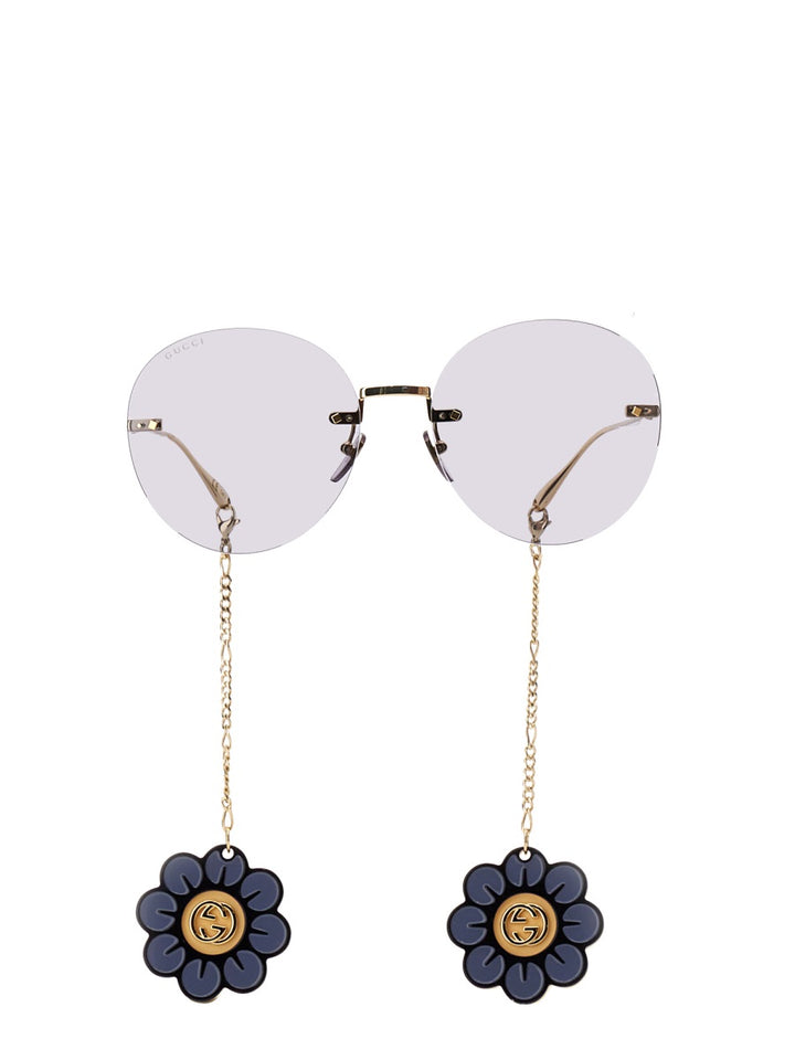 Gucci Occhiali da Sole - Gold | 7622d3e72da2b7a8806cb79237ec5530ccffe3ba