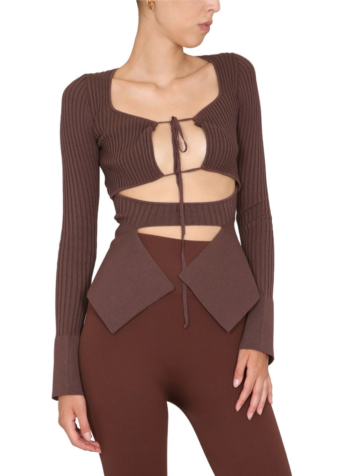 AndreĀDamo Top - Marrone | Wanan Luxury