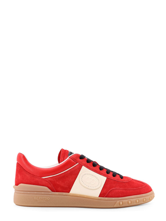 Valentino Garavani Upvillage Low Top Sneaker In Suede And Leather
