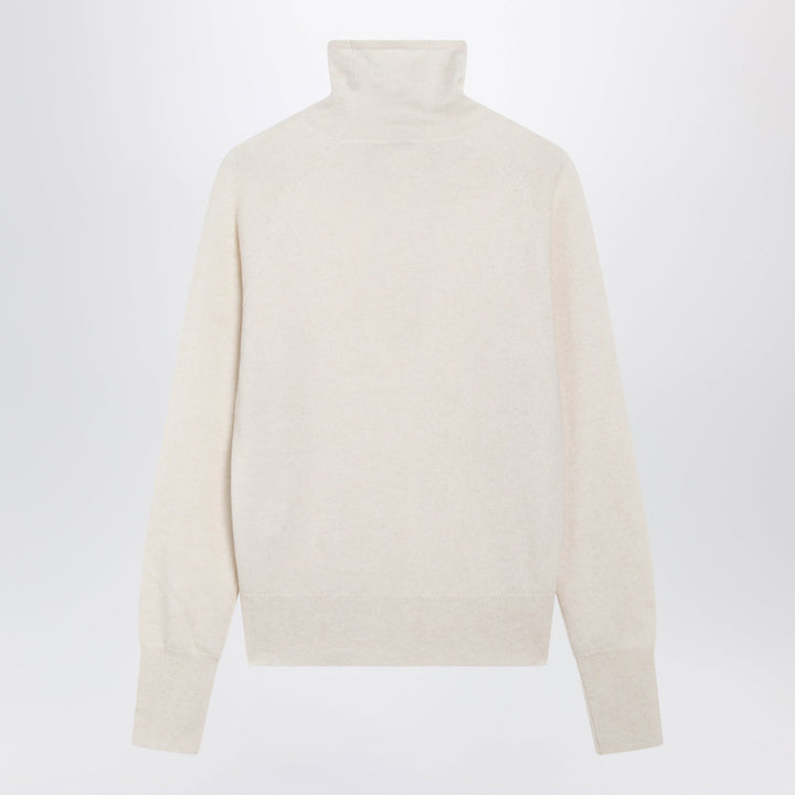 Almada Label Vanilla Farra Turtleneck Sweater In Cashmere