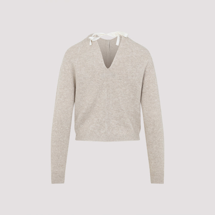 Carven Cardigan - Nude & Neutrals | 3f1c6eb3c290c4ab72a527368bc5c25cb27174b1