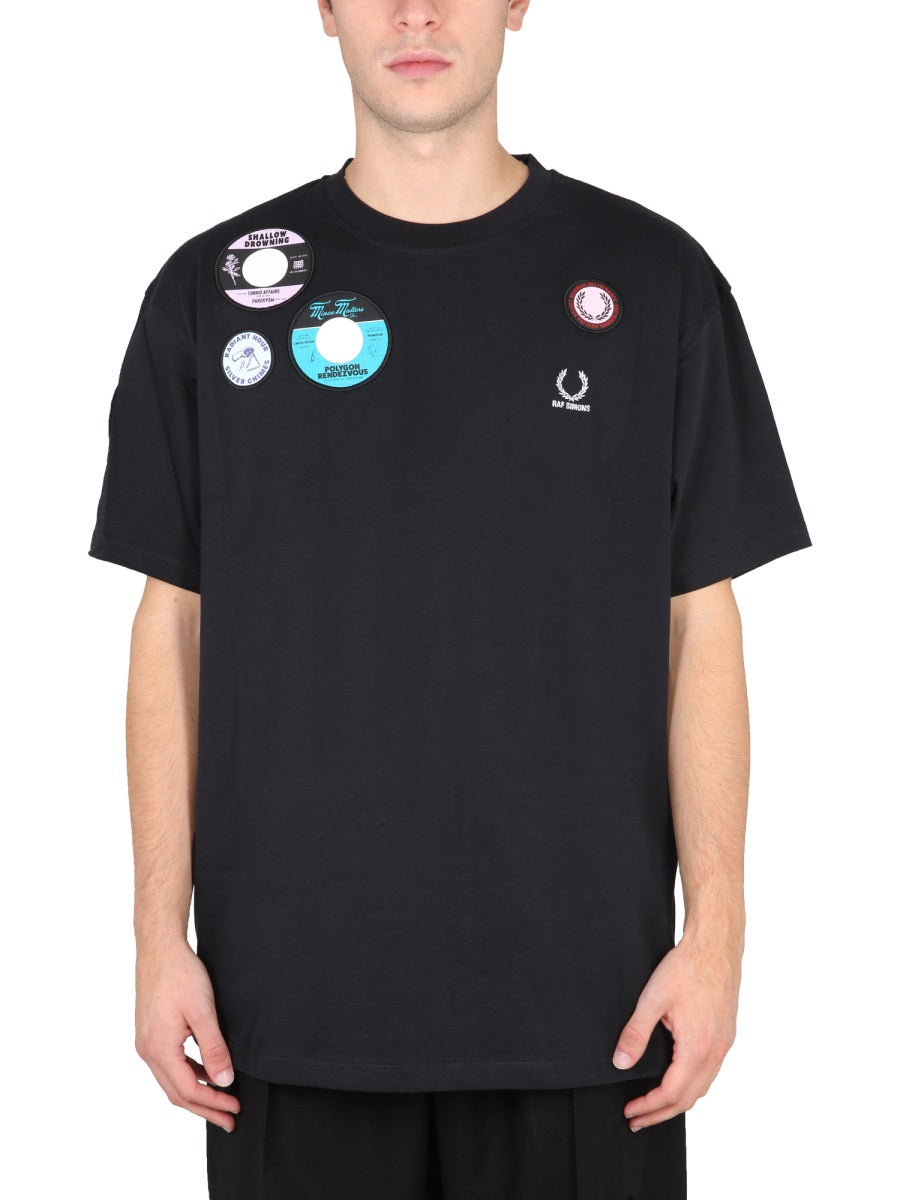 Fred Perry x Raf Simons T shirt - Nero | Wanan Luxury