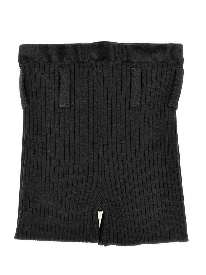 Prada Ribbed Tights Calzini - Grigio | 3c2cf791e194e3019d3ae5b3eacd68aae556d77d