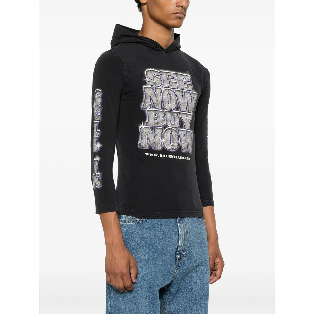 Balenciaga T Shirt - Nero | 1840a2838c94d0886a9e471af490ebf203718629