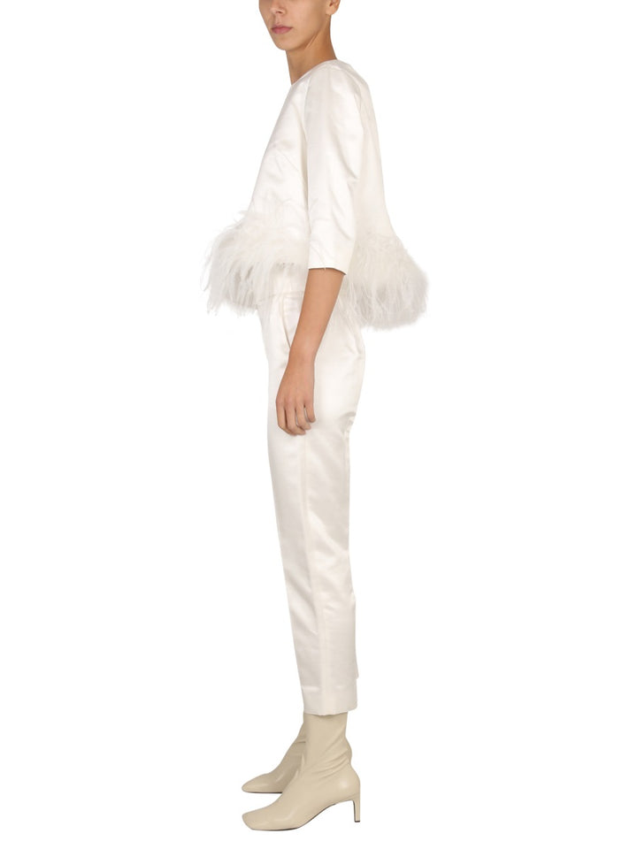 Max Mara Pantaloni - White | 9b8d22f4c088ad1aab8bb916a9521294bb27a39d