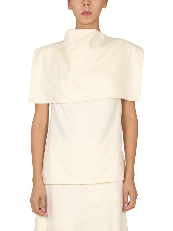 Jil Sander Top - Bianco | Wanan Luxury
