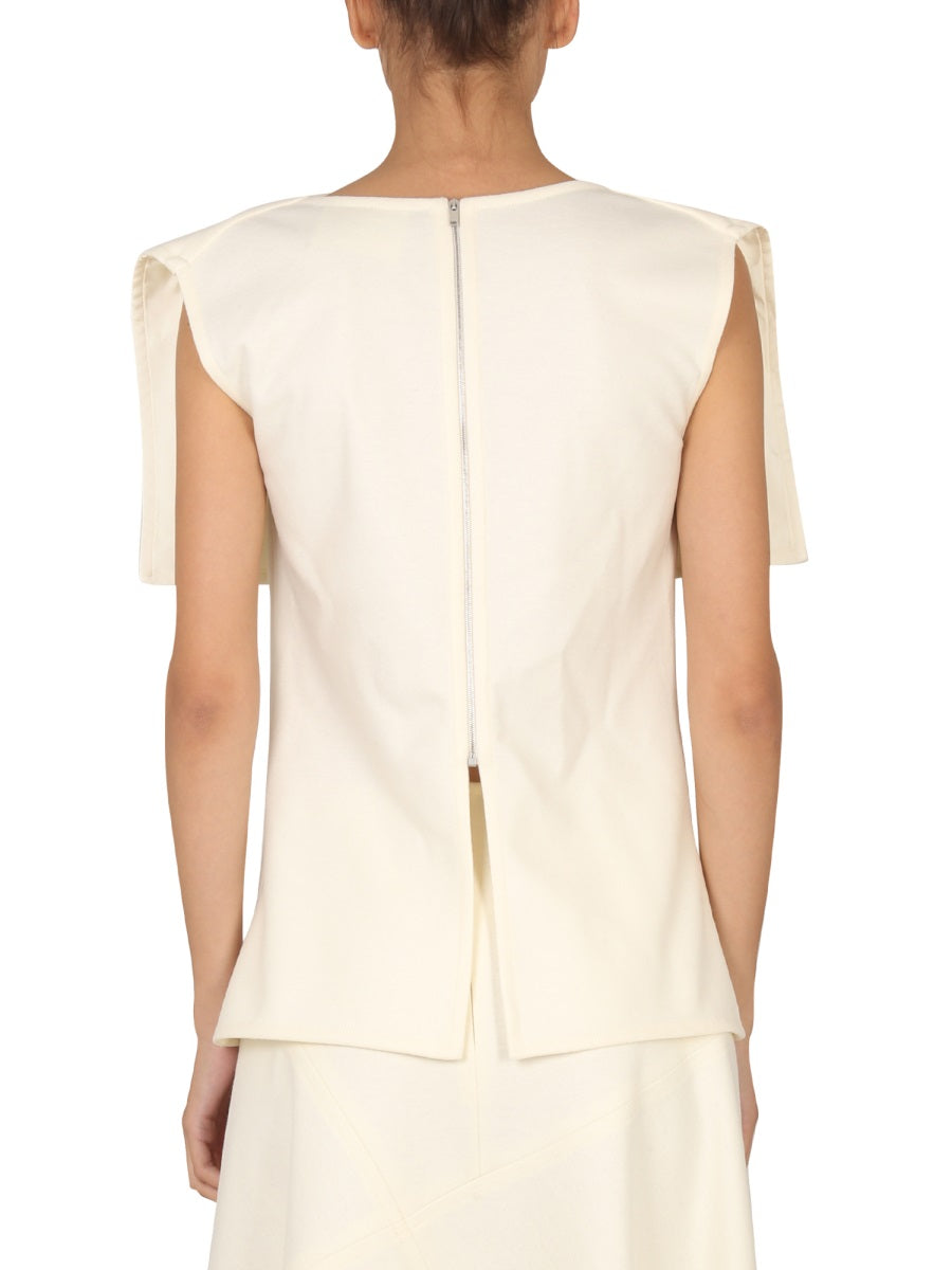 Jil Sander Top - Bianco | Wanan Luxury