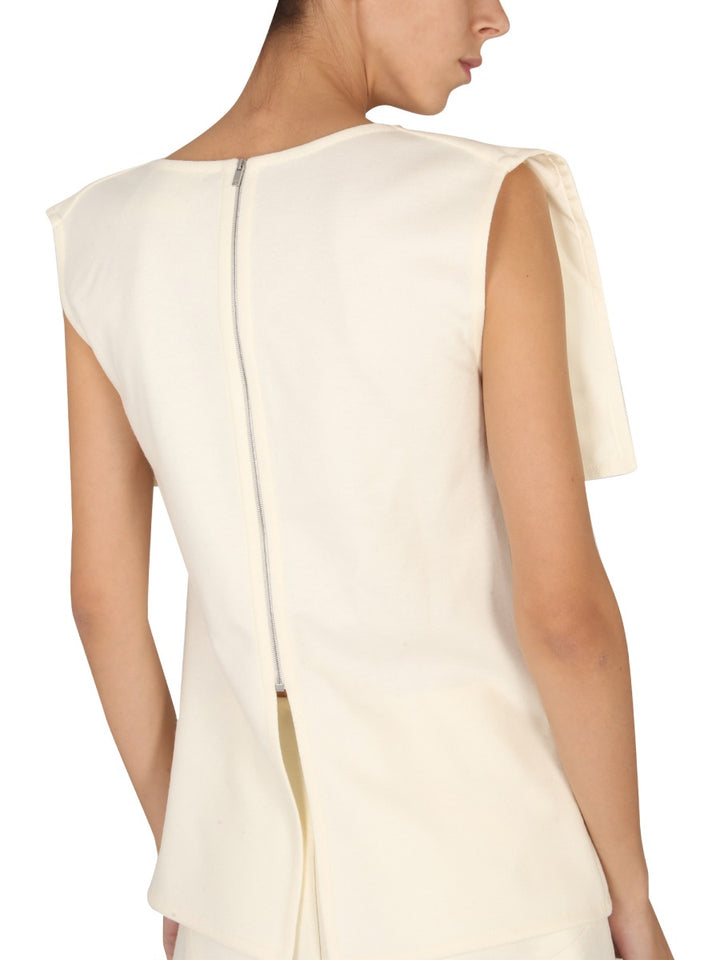 Jil Sander Top - Bianco | Wanan Luxury