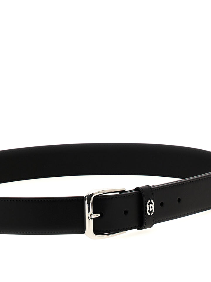 Gucci Incrocio Gg Cinture - Nero | 07df6e14b874b6717a1756978ee13cc8d92898ab