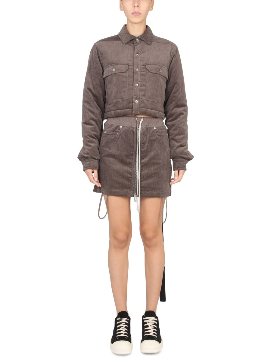 Rick Owens X Drkshdw Giacche - Dove | 4c60cb0b1a69ac388cade21611b3c2c69aacda6a