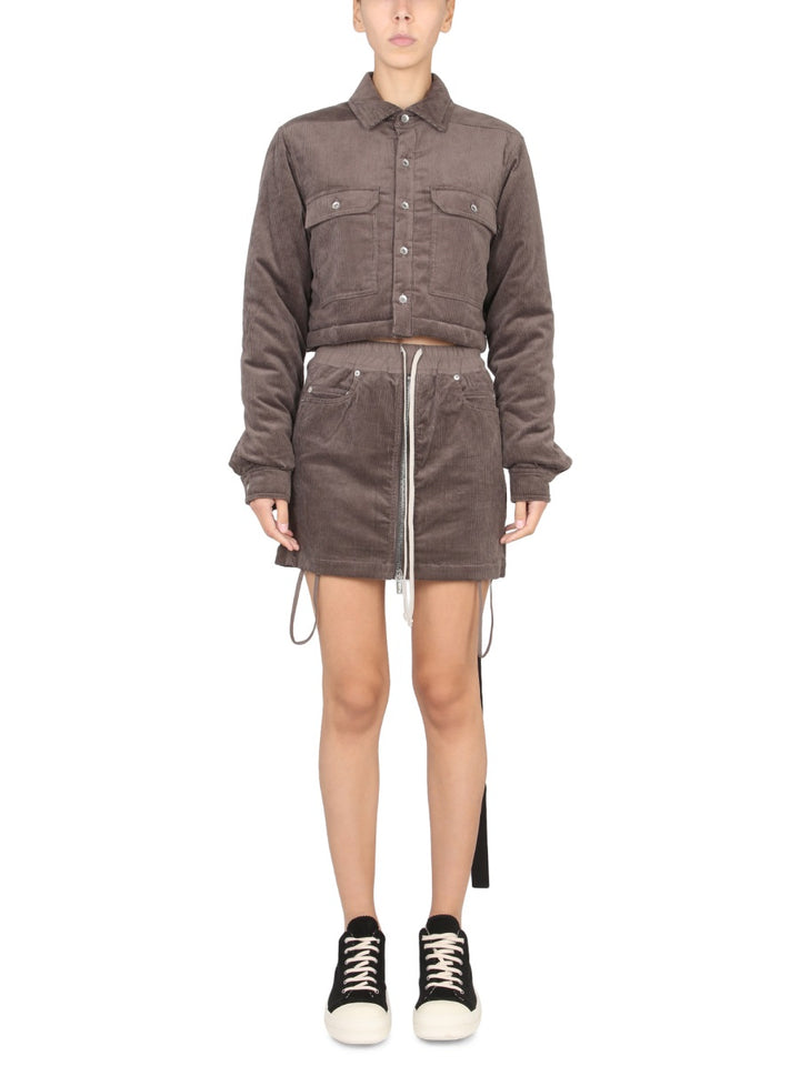 Rick Owens X Drkshdw Giacche - Dove | 4c60cb0b1a69ac388cade21611b3c2c69aacda6a