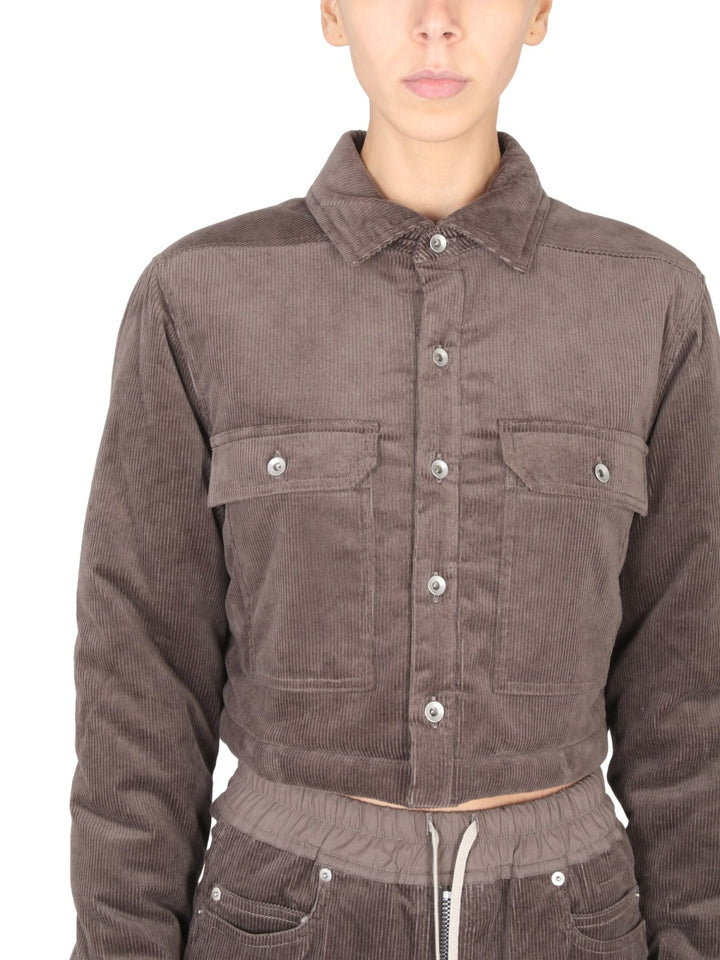 Rick Owens X Drkshdw Giacche - Dove | 18f7d798c64e8dc06c44e8f55dcaa2bf3f7a0418