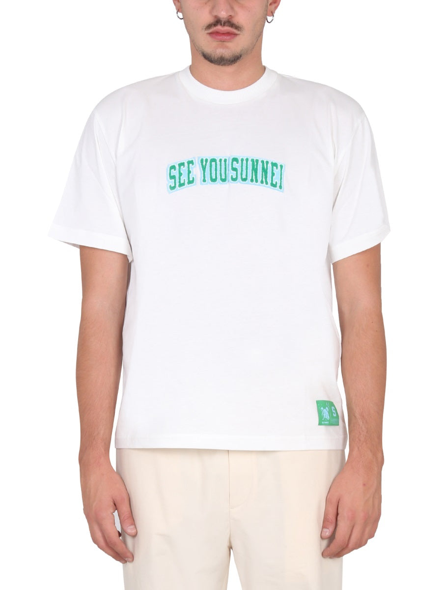 Sunnei T shirt - Bianco | Wanan Luxury