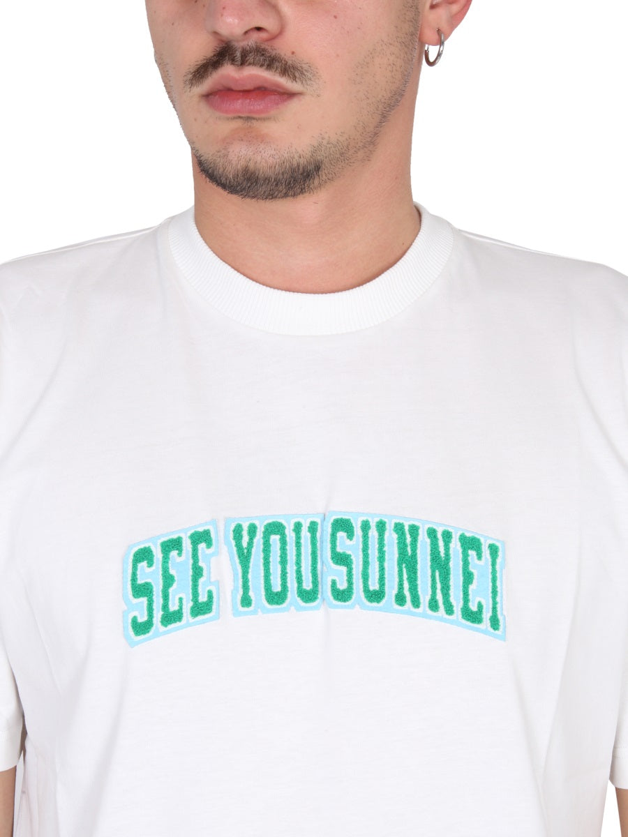Sunnei T shirt - Bianco | Wanan Luxury