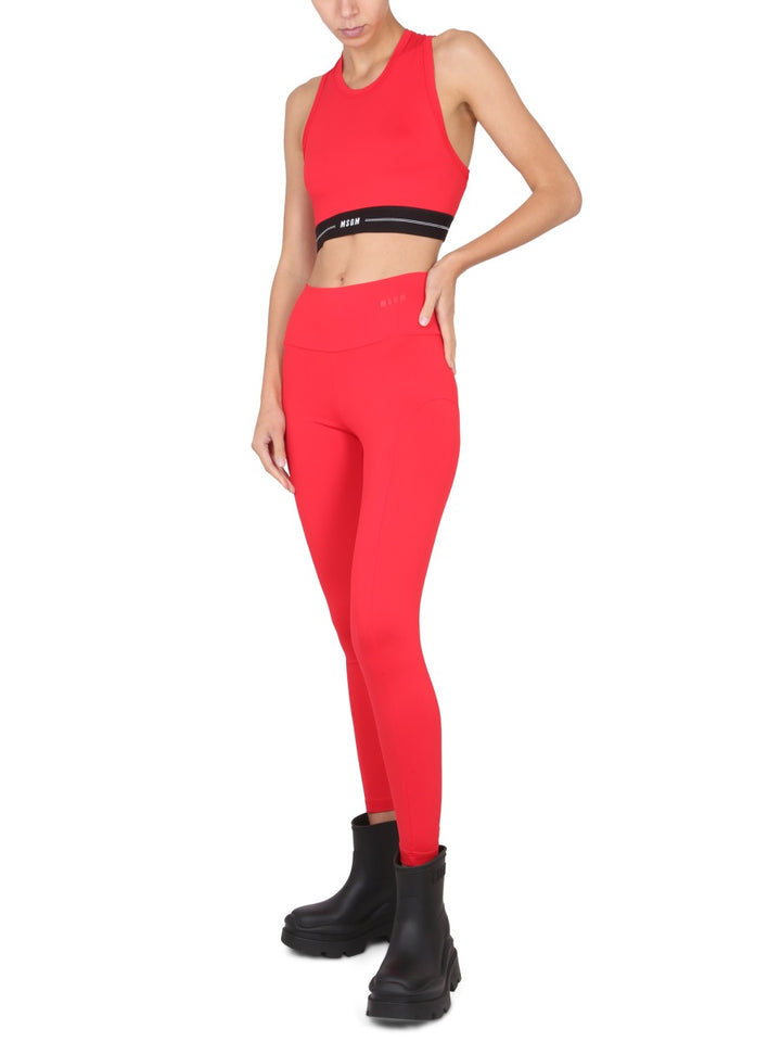 MSGM Pantaloni - Rosso | Wanan Luxury