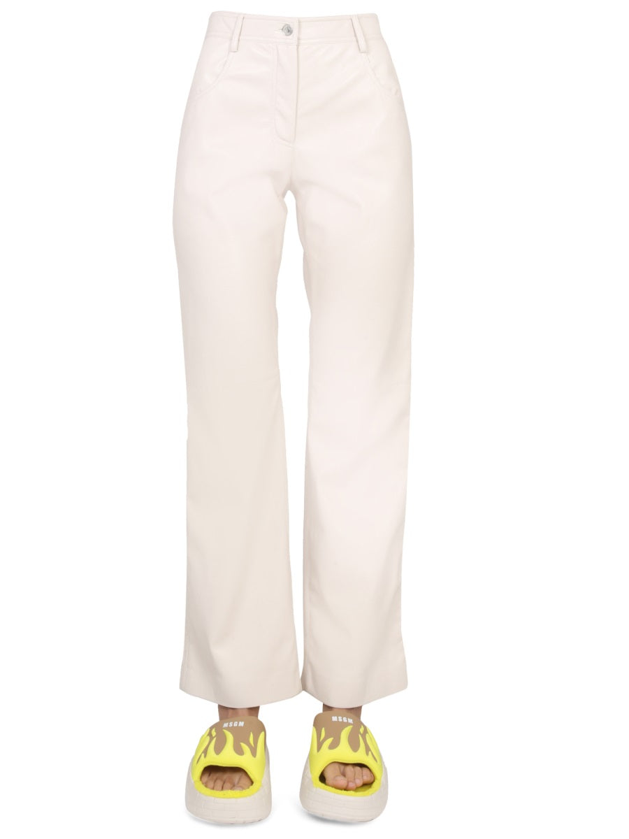 MSGM Pantaloni - Bianco | Wanan Luxury