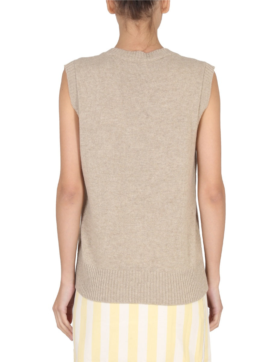 CORMIO Gilet - Beige | Wanan Luxury