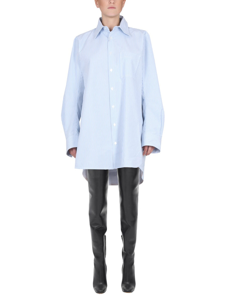 Bottega Veneta Camicie - Azure | 46eeb5d24610d4f6d853be52587dba682af37397