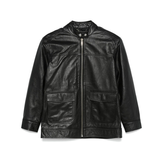 Leather Outerwears Nero