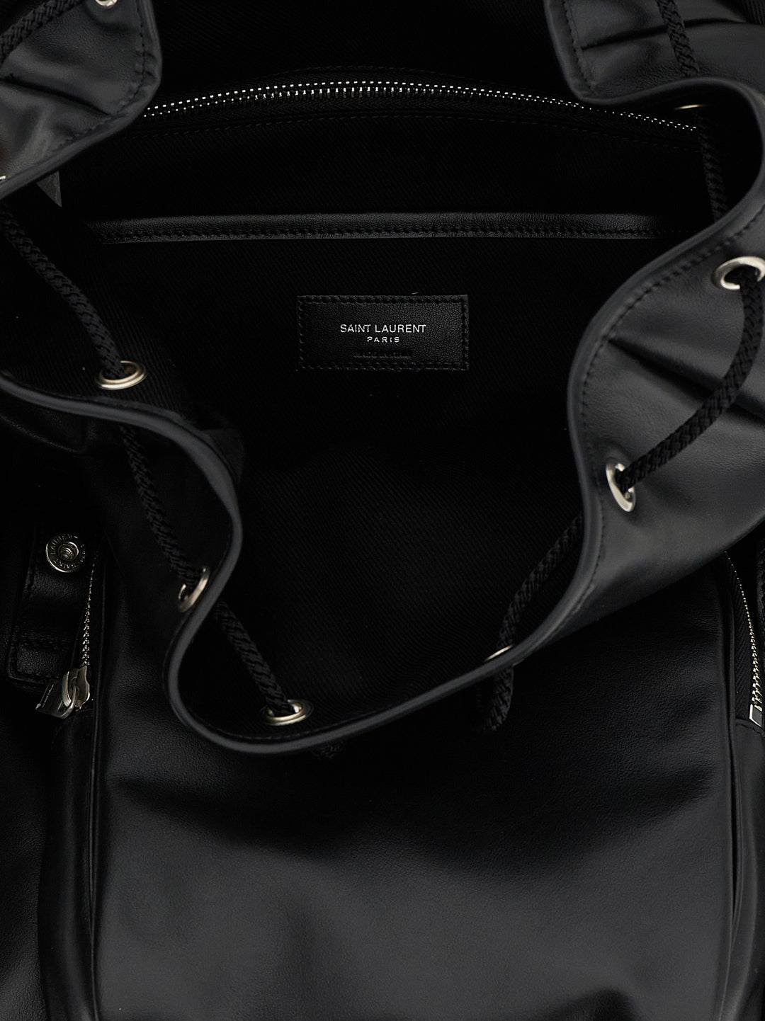 Saint Laurent Leather Backpack Zaini e Valigie - Nero | fc8c6f255273e3ec5d0332ea2ae4743c086e1764