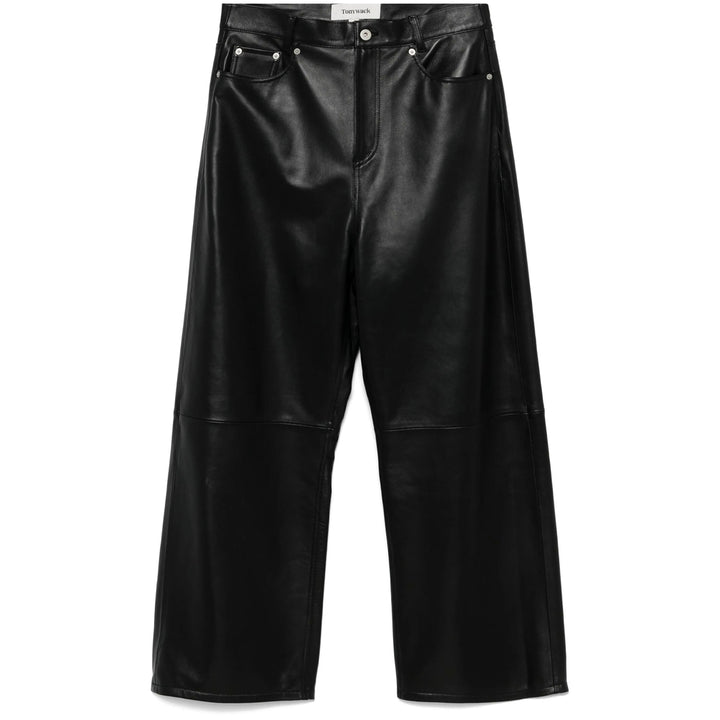 Tonywack Leather Pants - Nero | bc16ca2348ba83d53ead2e607b3407419c0d1f82