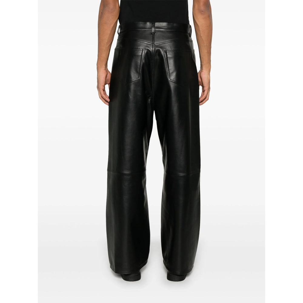 Tonywack Leather Pants - Nero | 452aa4ec2f8c497be0f8bf675e53a7762bb25c40