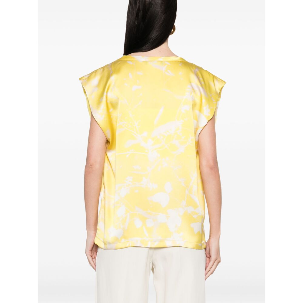 Fabiana Filippi Top - Giallo, Bianco | 59e8dba44b03dd66ba2a64734b75e1213916c9f1