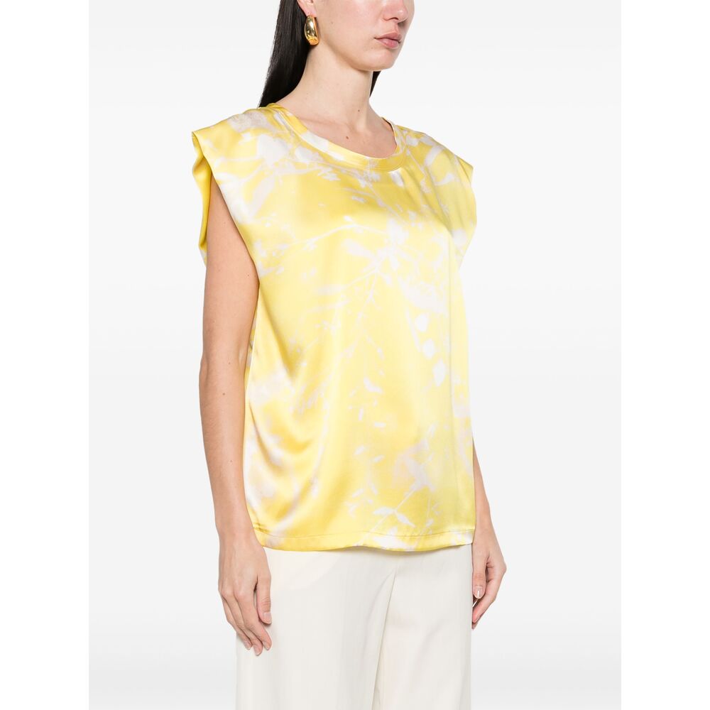 Fabiana Filippi Top - Giallo, Bianco | e26dd2a1a3682bc3dac30af39af8389de7e1b332