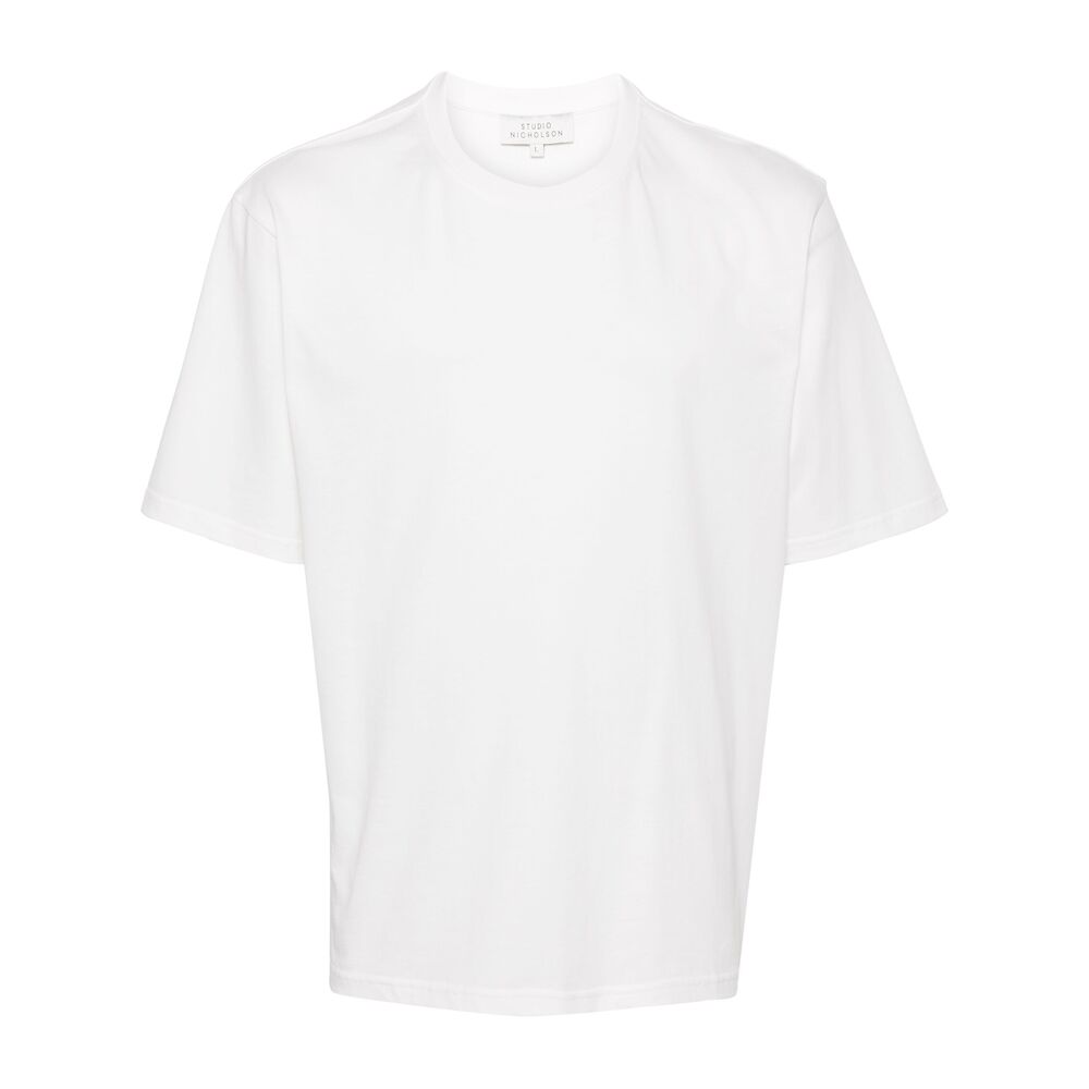 Studio Nicholson T Shirt - Bianco | 47f0f4fb46fefc5492ccd33f437f2ed0255e124f