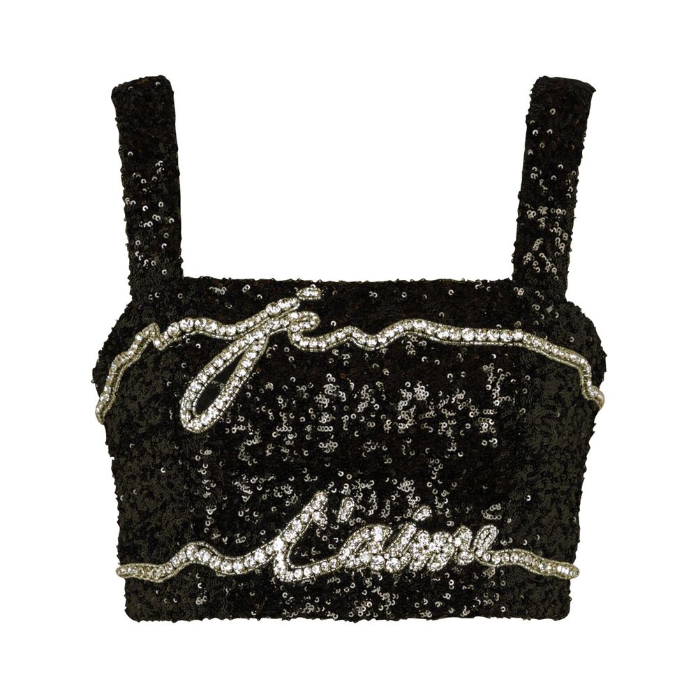 Balmain Top - Nero | 6827a83778194042b1cc4c4b3ce04d2fa254f9f3