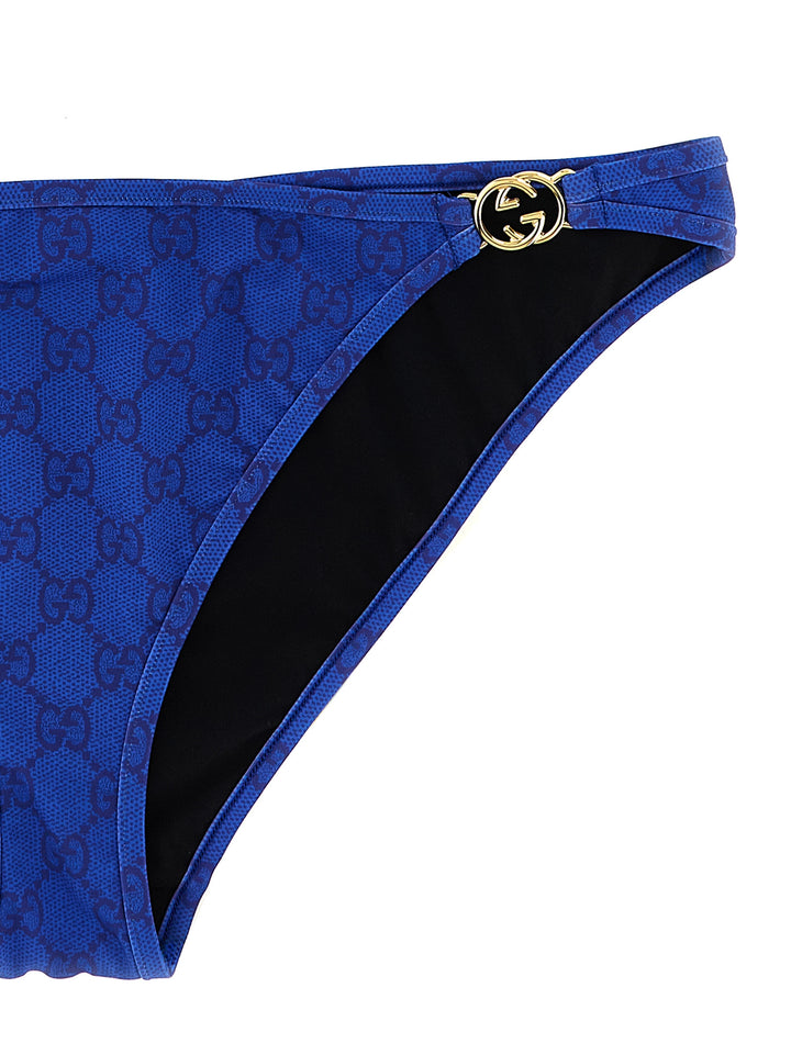 Gucci Incrocio Gg Beachwear - Blu | 20d985c0d1b66246fb509fa82e112382b0a5c784