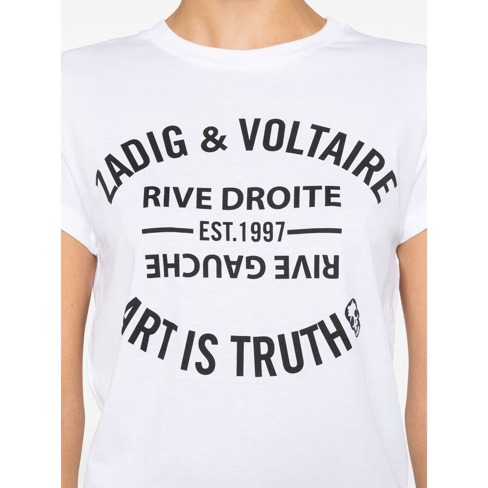 Zadig & Voltaire T Shirt - Bianco | 25d76688c1f3f6e71452498e670a17bb3f6971ff