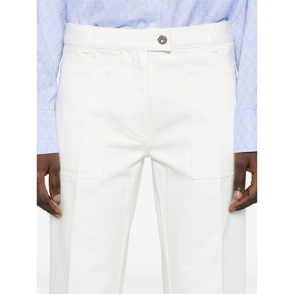 Ferragamo Pantaloni - Bianco | 3b8df17579257caa52268ba6bb39d31c55f785ea