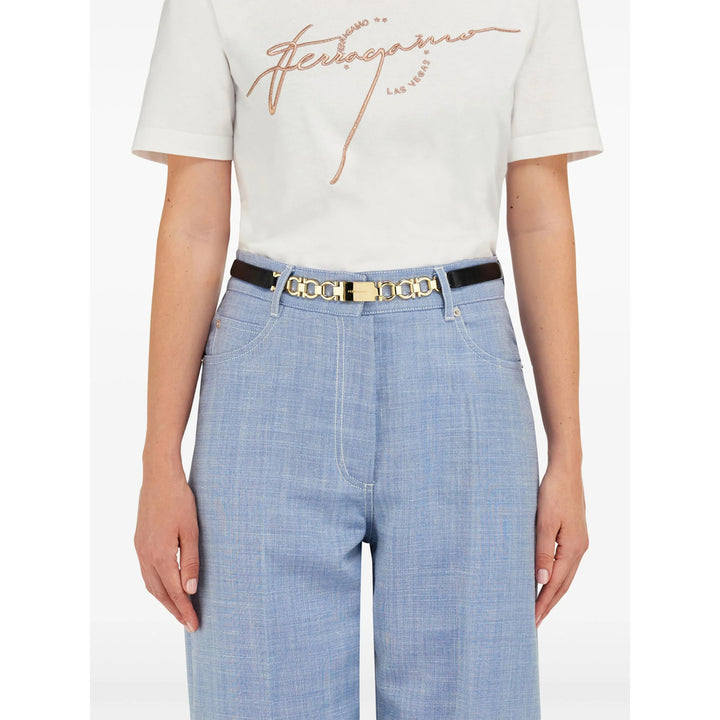 Ferragamo Cinture - Nero, Oro | 9fde672ff35c53d6256d5ea9feb13dcc9c5f8a98