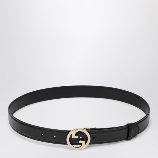 Gucci Blondie Black Leather Belt