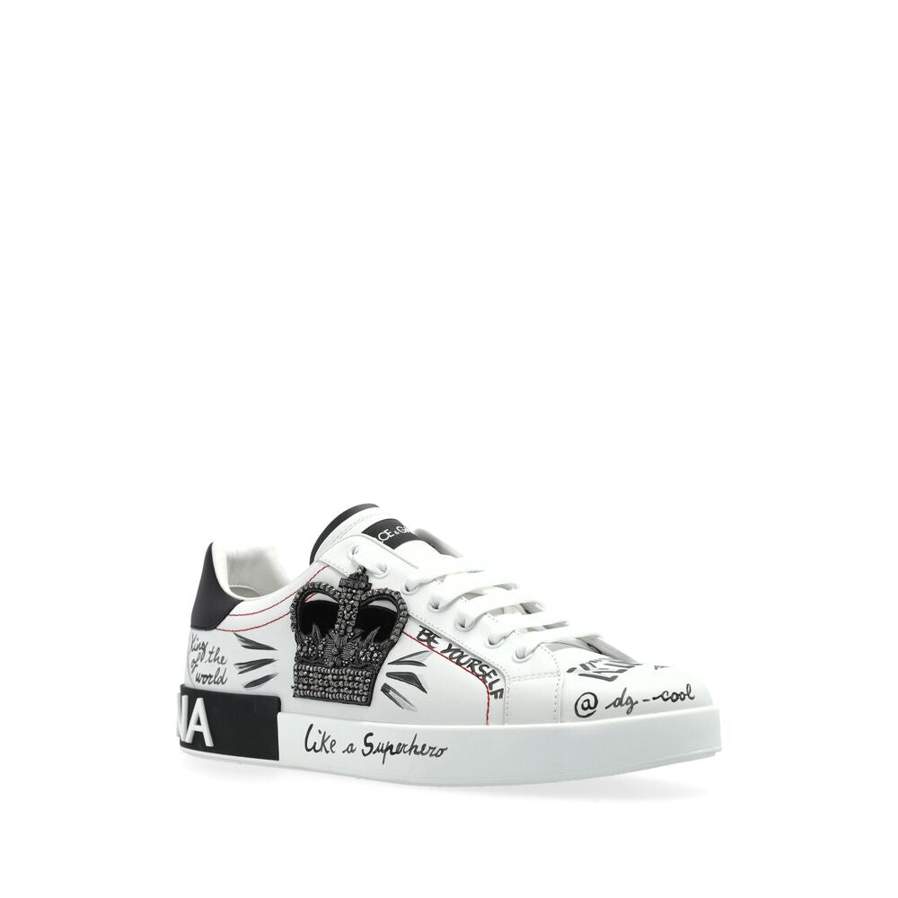 Dolce & Gabbana Sneakers - Bianco, Nero | 730bab3f5d2f23581d08e3a59225c4713d335897