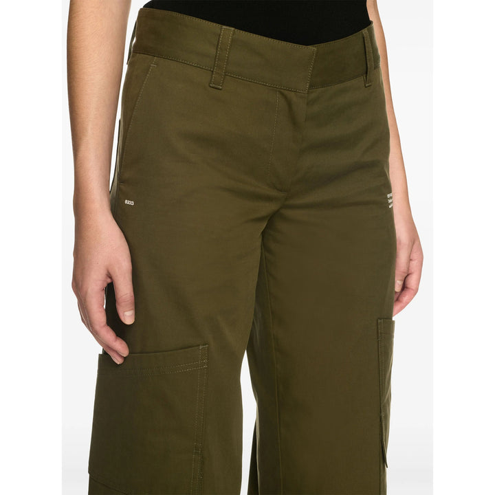 Off-White Pantaloni - Verde | 79d10e3ce8d511e9697c1ca63ce0d262df28421a